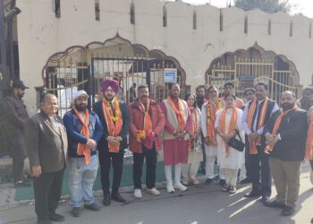 आज एसएसपी पटियाला को श्री पवन गुप्ता जी राष्ट्रीय अध्यक्ष शिवसेना हिंदुस्तान एवं हिंदुस्तान शक्ति सेना के नेतृत्व में श्री काली माता मंदिर पटियाला में मुलाकात की