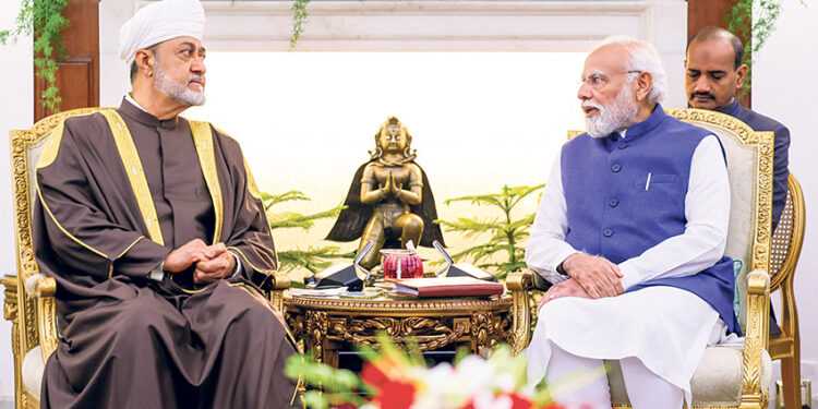 भारत, ओमान ने सहयोग बढ़ाने को अपनाया दृष्टि पत्र