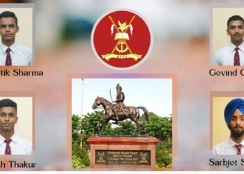 महाराजा रणजीत सिंह प्रैपरेट्री इंस्टीट्यूट के चार और कैडेट बने फ़ौज के कमिश्न्ड अफ़सर; कुल संख्या 145 तक पहुँची  