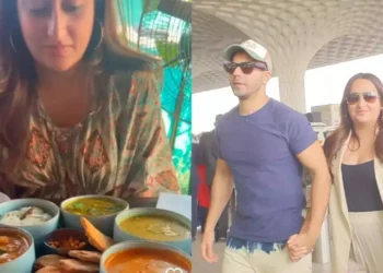 प्रेग्नेंट नताशा दलाल ने फ्लॉन्ट किया बेबी बंप, हसबैंड वरुण धवन ने एयरपोर्ट पर रखा ख्याल