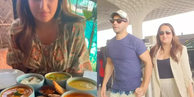 प्रेग्नेंट नताशा दलाल ने फ्लॉन्ट किया बेबी बंप, हसबैंड वरुण धवन ने एयरपोर्ट पर रखा ख्याल