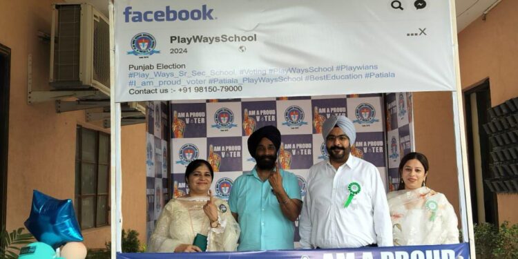 मतदान के लिए पटियाला में प्ले वेज़ सीनियर सेकेंडरी स्कूल को बूथ संख्या 138 और 139 नामित किया गया था।