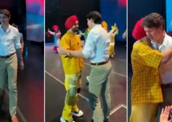दिलजीत दोसांझ के सोल्ड आउट कॉन्सर्ट में नजर आए ट्रूडो