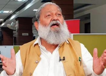 अनिल विज ने हरियाणा मे जीत प्राप्त की