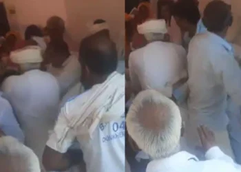 कांग्रेस समर्थकों ने मतदान के समय बूथ पर कब्जा करने का किया प्रयास