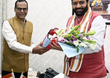 मुख्यमंत्री नायब सिंह सैनी से रिजर्व बैंक के लोकपाल ने की शिष्टाचार मुलाकात*