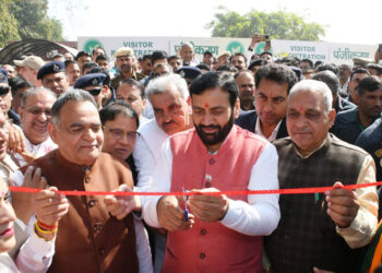 मुख्यमंत्री नायब सिंह सैनी ने हिसार में आयोजित तीन दिवसीय कृषि दर्शन प्रदर्शनी का किया शुभारम्भ