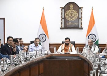 मुख्यमंत्री श्री नायब सिंह सैनी की उपस्थिति में हुए  समझौता ज्ञापन पर हस्ताक्षर