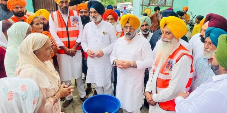 दिल्ली सिख गुरुद्वारा प्रबंधक कमेटी ने पंजाब के बाढ़ पीड़ितों के लिए राहत अभियान:  हरमीत सिंह कालका