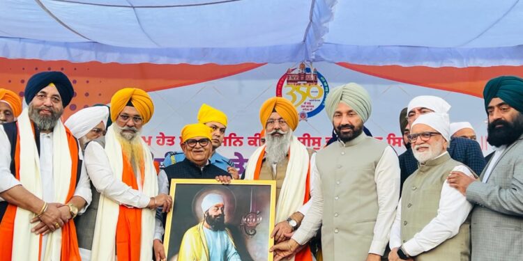 धर्म रक्षक यात्रा, श्री आनंदपुर साहिब से— पंजाब के राज्यपाल ने किया गर्मजोशी से स्वागत