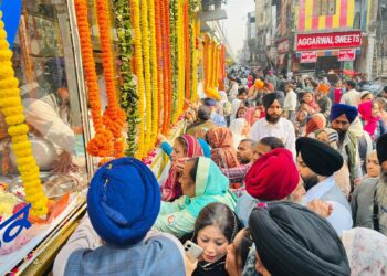 श्री गुरु तेग बहादुर साहिब जी के 350वें शहीदी दिवस को समर्पित “धर्म रक्षक यात्रा” का दिल्ली में भव्य दर्शन : हरमीत सिंह कालका