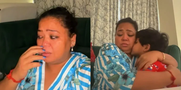 बेटे गोले ने कही ऐसी बात की रो पड़ी भारती सिंह