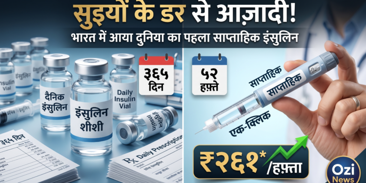 Insulin Weekly Injection Price 2026: भारत में लॉन्च हुआ साप्ताहिक इंसुलिन, जानें कीमत