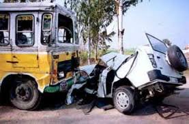 संगराहूर में सड़क दुर्घटना में एक ही परिवार के 3 लोग घायल हो गए