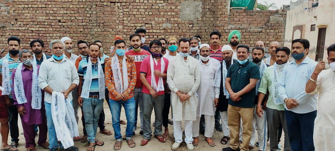 ਮੁਸਲਿਮ ਕਾਲੋਨੀ ਵਿਖੇ ਹੋਏ ਪ੍ਰੋਗਰਾਮ ਵਿੱਚ 50 ਦੇ ਕਰੀਬ ਮੁਸਲਿਮ ਪਰਿਵਾਰਾਂ ਵਲੋਂ ਆਮ ਆਦਮੀ ਪਾਰਟੀ ਵਿੱਚ ਸ਼ਾਮਿਲ ਹੋਣ ਦਾ ਐਲਾਨ