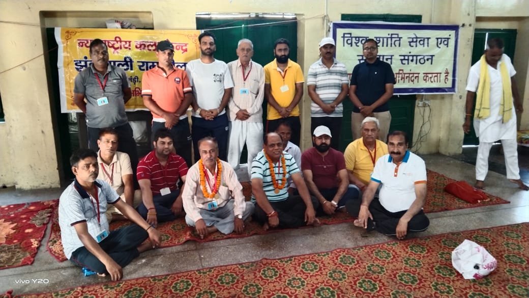 21जून अंतर्राष्ट्रीय योग दिवस के मद्देनजर जागरूकता हेतु लगाया योग शिविर