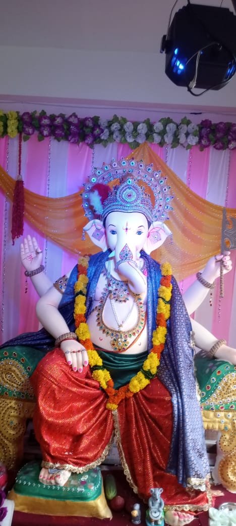 गीता नगर में गणेश उत्सव की धूम