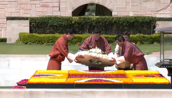 ਭੂਟਾਨ ਦੇ ਰਾਜਾ ਨੇ ਦਿੱਤੀ ਮਹਾਤਮਾ ਗਾਂਧੀ ਨੂੰ ਸ਼ਰਧਾਂਜਲੀ