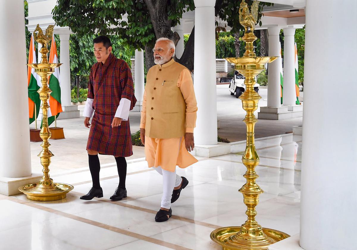 ਨਰਿੰਦਰ ਮੋਦੀ ਨੂੰ ਮਿਲੇ ਭੂਟਾਨ ਦੇ ਰਾਜਾ