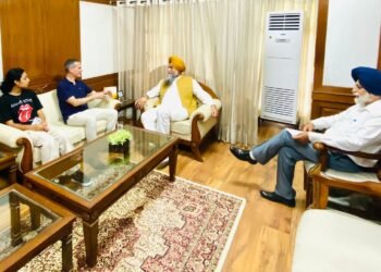 ਯੂ.ਐਸ. ਦੇ ਰਾਜਦੂਤ ਨੇ ਪੰਜਾਬ ਵਿਧਾਨ ਸਭਾ ਸਪੀਕਰ ਨਾਲ ਕੀਤੀ ਮੁਲਾਕਾਤ