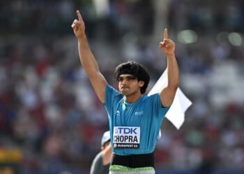 ਨੀਰਜ ਚੋਪੜਾ ਨੇ ਵਿਸ਼ਵ ਅਥਲੈਟਿਕਸ ਦੇ ਫਾਈਨਲ ’ਚ ਪੁੱਜ ਕੇ ਪੈਰਿਸ ਓਲਿੰਪਕਸ ਲਈ ਕੁਆਲੀਫਾਈ ਕੀਤਾ