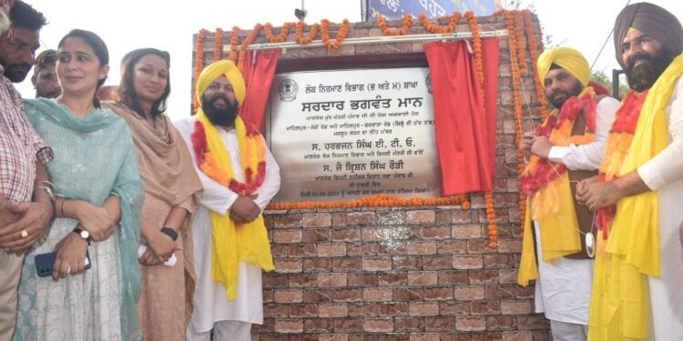 25 ਕਰੋੜ ਦੀ ਲਾਗਤ ਨਾਲ ਬਣੇਗੀ ਮਾਹਿਲਪੁਰ-ਜੇਜੋਂ ਅਤੇ ਮਾਹਿਲਪੁਰ-ਫਗਵਾੜਾ ਸੜਕ : ਹਰਭਜਨ ਸਿੰਘ ਈ.ਟੀ.ਓ
