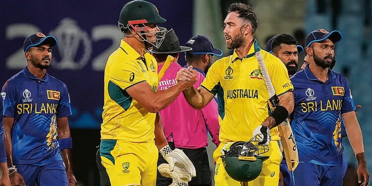 ਆਸਟਰੇਲੀਆ ਨੇ ਸ੍ਰੀਲੰਕਾ ਨੂੰ ਪੰਜ ਵਿਕਟਾਂ ਨਾਲ ਹਰਾਇਆ
