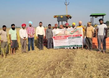 ਪਟਿਆਲਾ ਜ਼ਿਲ੍ਹੇ ਦੇ ਦਰਜਨ ਦੇ ਕਰੀਬ ਪਿੰਡਾਂ ‘ਚ ਕੁਦਰਤੀ ਮਲਚਿੰਗ ਨਾਲ ਹੁੰਦੇ ਪਰਾਲੀ ਦਾ ਨਿਪਟਾਰਾ ਤੇ ਕਣਕ ਦੀ ਬਿਜਾਈ