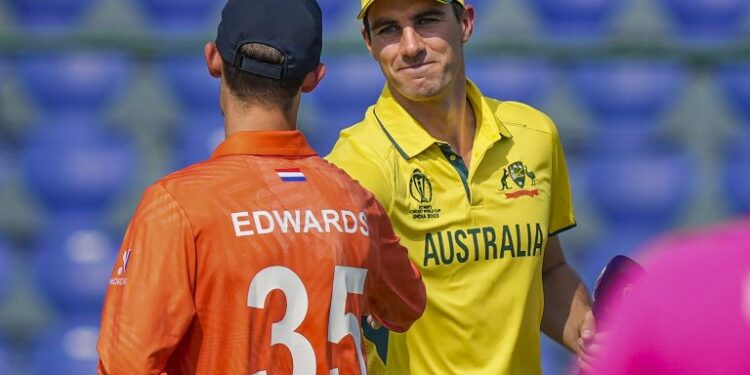 ਆਸਟਰੇਲੀਆ ਨੇ ਟਾਸ ਜਿੱਤ ਕੇ ਨੀਦਰਲੈਂਡ ਨੂੰ ਗੇਂਦਬਾਜ਼ੀ ਕਰਨ ਲਈ ਕਿਹਾ