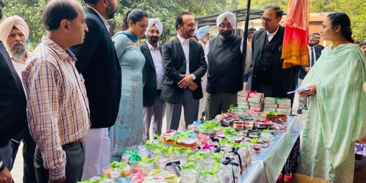 ਜ਼ਿਲ੍ਹਾ ਕਚਹਿਰੀਆਂ ’ਚ ਕੇਂਦਰੀ ਜੇਲ੍ਹ ਦੇ ਕੈਦੀਆਂ ਵੱਲੋਂ ਬਣਾਏ ਸਜਾਵਟੀ ਸਮਾਨ ਦੀ ਲਗਾਈ ਪ੍ਰਦਰਸ਼ਨੀ