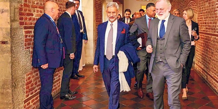 ਜੈਸ਼ੰਕਰ ਵੱਲੋਂ ਬਰਤਾਨੀਆ ਦੇ ਕੌਮੀ ਸੁਰੱਖਿਆ ਸਲਾਹਕਾਰ ਨਾਲ ਮੁਲਾਕਾਤ
