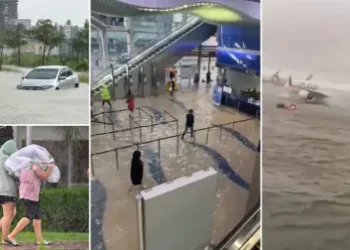 ਦੁਬਈ ਪਾਣੀ ਦੇ ਹੇਠਾਂ, ਆਉਣ ਵਾਲੀਆਂ ਉਡਾਣਾਂ ਨੂੰ ਮੋੜ ਦਿੱਤਾ ਗਿਆ, ਕਾਰਾਂ ਸੜਕ ‘ਤੇ ਛੱਡ ਦਿੱਤੀਆਂ ਗਈਆਂ