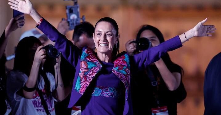 ਕਲੌਡੀਆ ਸ਼ੇਨਬੌਮ ਚੋਣ ਪ੍ਰਕਿਰਿਆ ਰਾਹੀਂ ਮੈਕਸੀਕੋ ਦੀ ਪਹਿਲੀ ਮਹਿਲਾ ਰਾਸ਼ਟਰਪਤੀ ਬਣ ਗਈ ਹੈ।