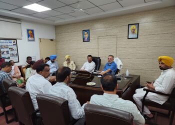 ਕੈਬਨਿਟ ਮੰਤਰੀ ਡਾ. ਬਲਬੀਰ ਸਿੰਘ ਨੇ ਨਗਰ ਸੁਧਾਰ ਟਰੱਸਟ ਅਧੀਨ ਆਉਂਦੇ ਖੇਤਰ ਦੇ ਵਿਕਾਸ ਕਾਰਜਾਂ ਦਾ ਲਿਆ ਜਾਇਜ਼ਾ