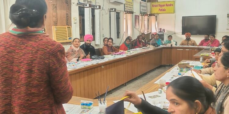 ਕ੍ਰਿਸ਼ੀ ਵਿਗਿਆਨ ਕੇਂਦਰ ਨੇ ਕਰਵਾਈ ਵੋਕੇਸ਼ਨਲ ਟ੍ਰੇਨਿੰਗ