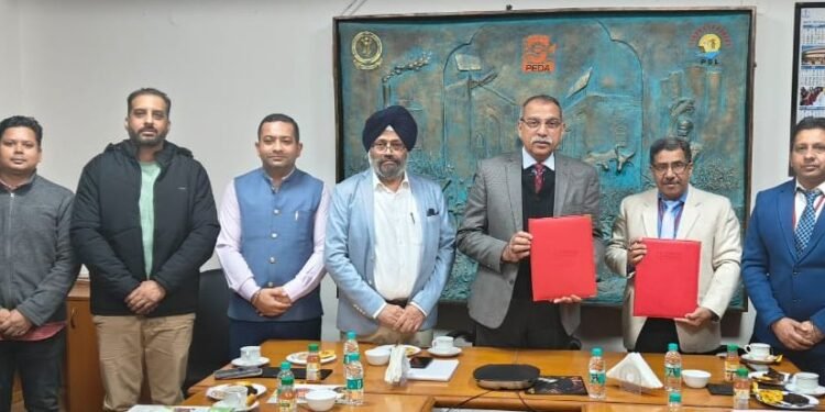 ਪੇਡਾ ਵੱਲੋਂ ਪੰਜਾਬ ਵਿੱਚ ਊਰਜਾ ਸੰਭਾਲ ਖੋਜ ਅਤੇ ਵਿਕਾਸ ਲਈ ਚੰਡੀਗੜ੍ਹ ਯੂਨੀਵਰਸਿਟੀ ਨਾਲ ਸਮਝੌਤਾ ਸਹੀਬੱਧ
