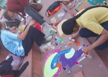 ਸਰਸ ਮੇਲੇ ’ਚ ਵਿਦਿਆਰਥੀਆਂ ਦੇ ਕਰਵਾਏ ਰੰਗੋਲੀ ਮੁਕਾਬਲੇ