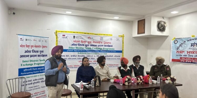 ਨਹਿਰੂ ਯੁਵਾ ਕੇਂਦਰ ਨੇ ਪੰਜ ਰੋਜ਼ਾ ਅੰਤਰ ਜ਼ਿਲ੍ਹਾ ਯੁਵਾ ਐਕਸਚੇਂਜ ਪ੍ਰੋਗਰਾਮ ਕਰਵਾਇਆ