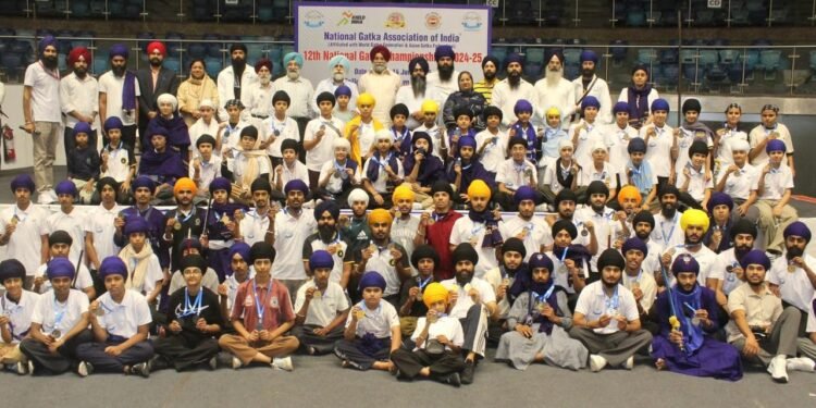 12ਵੀਂ ਰਾਸ਼ਟਰੀ ਗੱਤਕਾ ਚੈਂਪੀਅਨਸ਼ਿਪ ਵਿੱਚ ਪੰਜਾਬ ਦਾ ਦਬਦਬਾ; ਲੜਕੀਆਂ ਅਤੇ ਲੜਕਿਆਂ ਦੀਆਂ ਟੀਮਾਂ ਨੇ ਓਵਰਆਲ ਟਰਾਫੀਆਂ ਜਿੱਤੀਆਂ